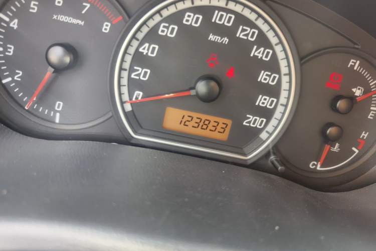 Used Suzuki Swift 2011 1.5L Manual Sport Audiovisual Edition Odometer Close Up