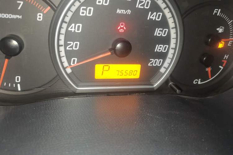 Used Suzuki Swift 2011 1.5L Automatic Fashion Edition Odometer Close Up