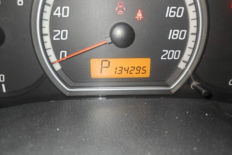 Used Suzuki Swift 2011 1.5L Automatic Fashion Edition Odometer Close Up