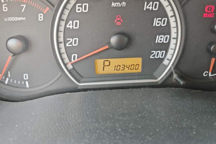 Used Suzuki Swift 2011 1.5L Automatic Sport Edition Odometer Close Up