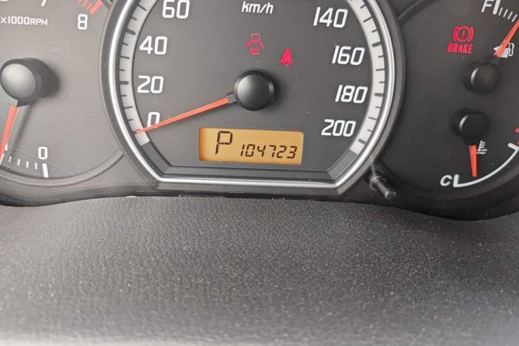 Used Suzuki Swift 2011 1.5L Automatic Fashion Edition Odometer Close Up