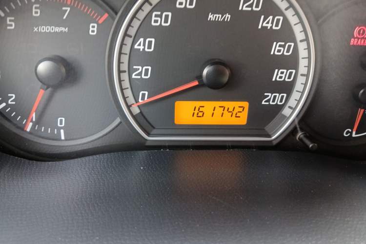 Used Suzuki Swift 2011 1.3L Manual Value Edition Odometer Close Up