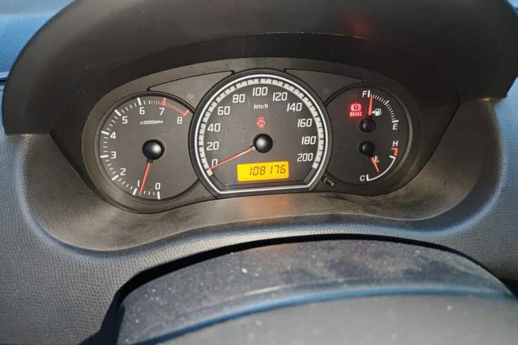 Used Suzuki Swift 2011 1.3L Manual Value Edition Odometer Close Up