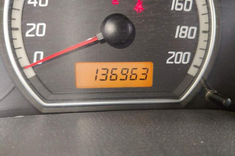 Used Suzuki Swift 2011 1.3L Manual Value Edition Odometer Close Up