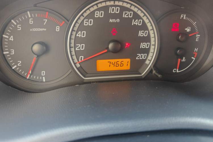 Used Suzuki Swift 2011 1.3L Manual Value Edition Odometer Close Up