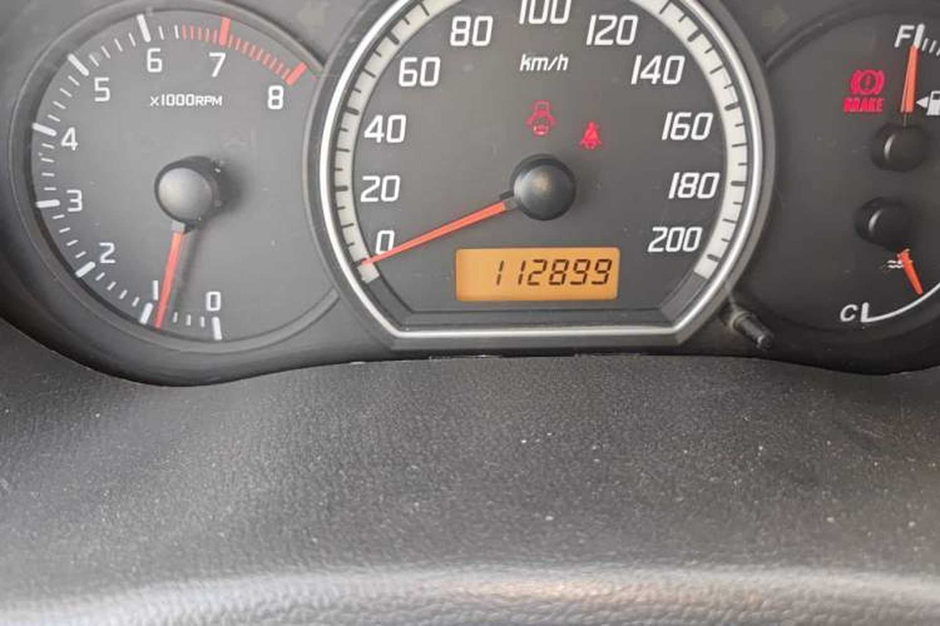 Used Suzuki Swift 2011 1.3L Manual Value Edition Odometer Close Up