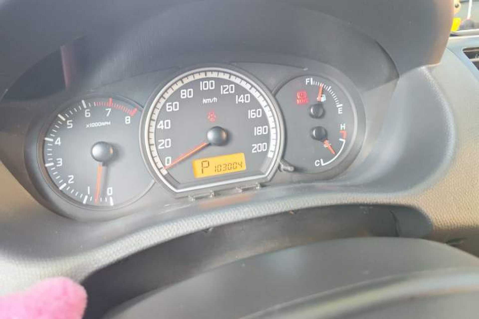 Used Suzuki Swift 2011 1.5L Automatic Sport Edition Odometer Close Up