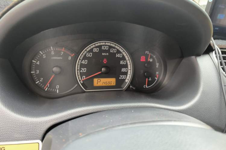 Used Suzuki Swift 2011 1.5L Automatic Fashion Edition Odometer Close Up