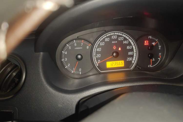 Used Suzuki Swift 2012 1.3L Manual Value Edition Odometer Close Up