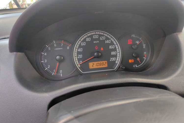 Used Suzuki Swift 2012 1.3L Manual Value Edition Odometer Close Up
