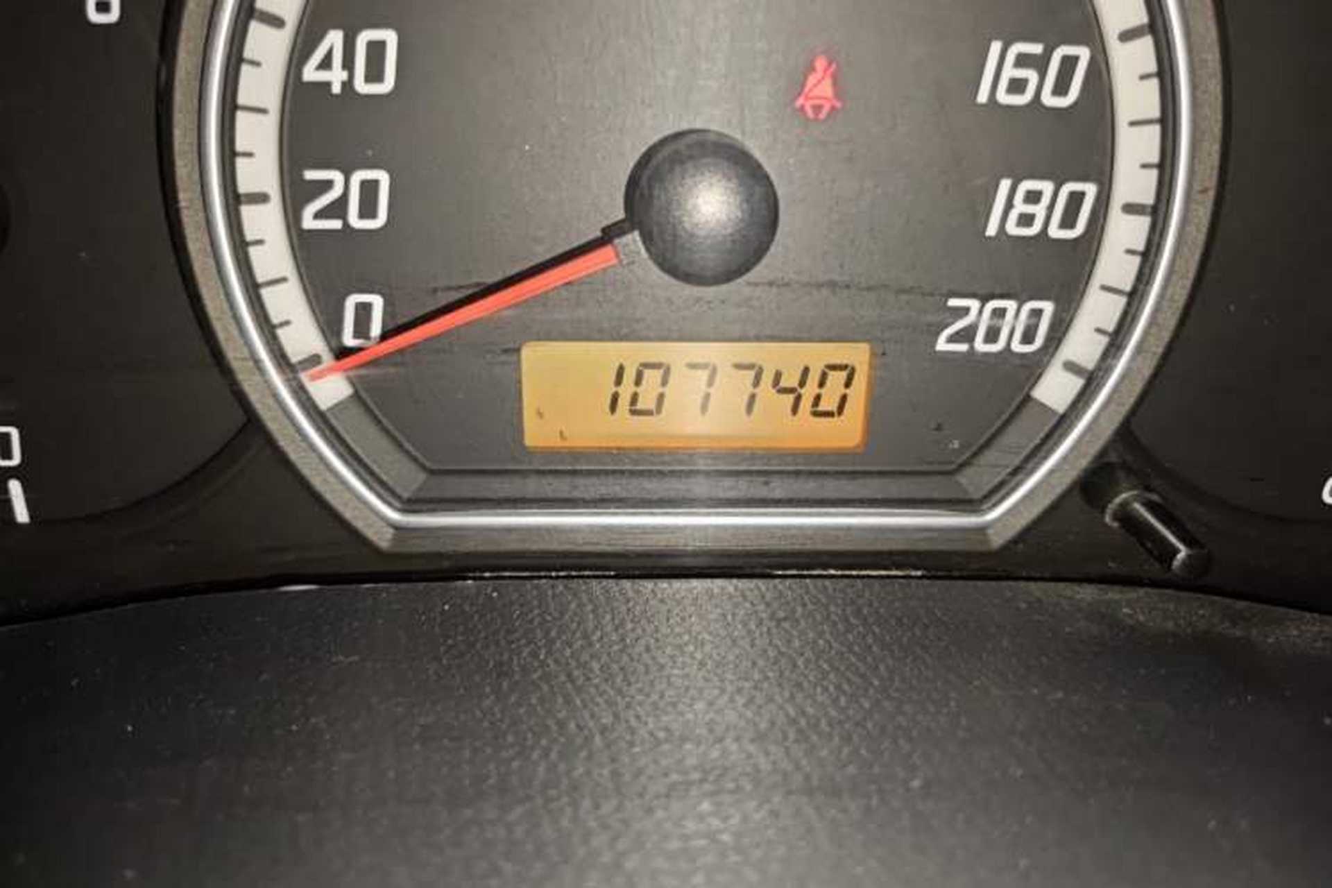 Used Suzuki Swift 2012 1.3L Manual Value Edition Odometer Close Up