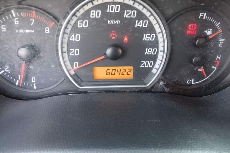 Used Suzuki Swift 2012 1.3L Manual Value Edition Odometer Close Up