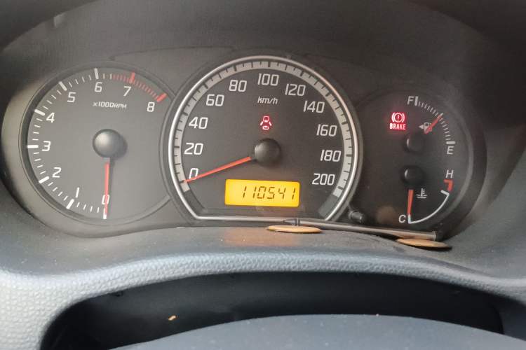 Used Suzuki Swift 2012 1.3L Manual Value Edition Odometer Close Up