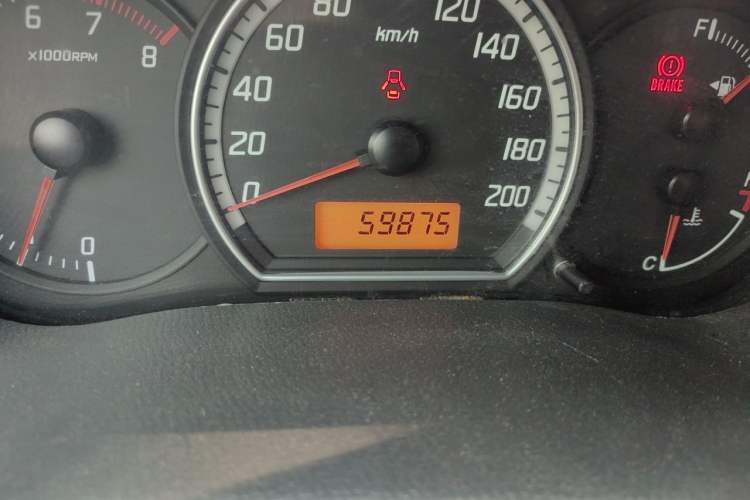 Used Suzuki Swift 2012 1.3L Manual Value Edition Odometer Close Up