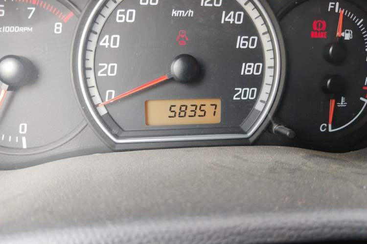 Used Suzuki Swift 2012 1.3L Manual Value Edition Odometer Close Up
