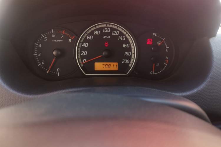 Used Suzuki Swift 2012 1.3L Manual Value Edition Odometer Close Up