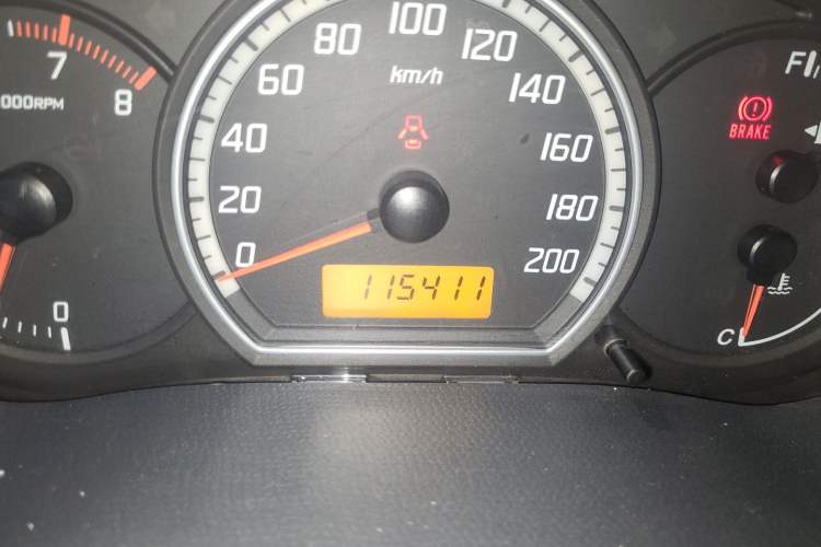 Used Suzuki Swift 2012 1.3L Manual Value Edition Odometer Close Up