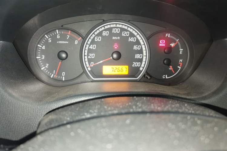 Used Suzuki Swift 2012 1.3L Manual Value Edition Odometer Close Up