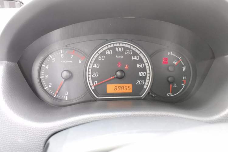 Used Suzuki Swift 2012 1.3L Manual Value Edition Odometer Close Up