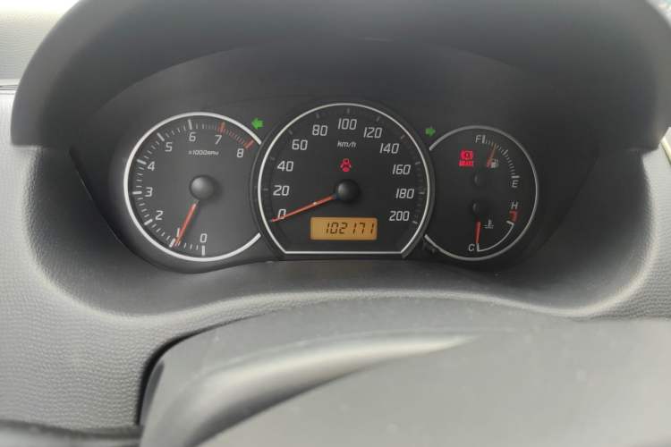 Used Suzuki Swift 2013 1.3L Manual Value Edition Odometer Close Up