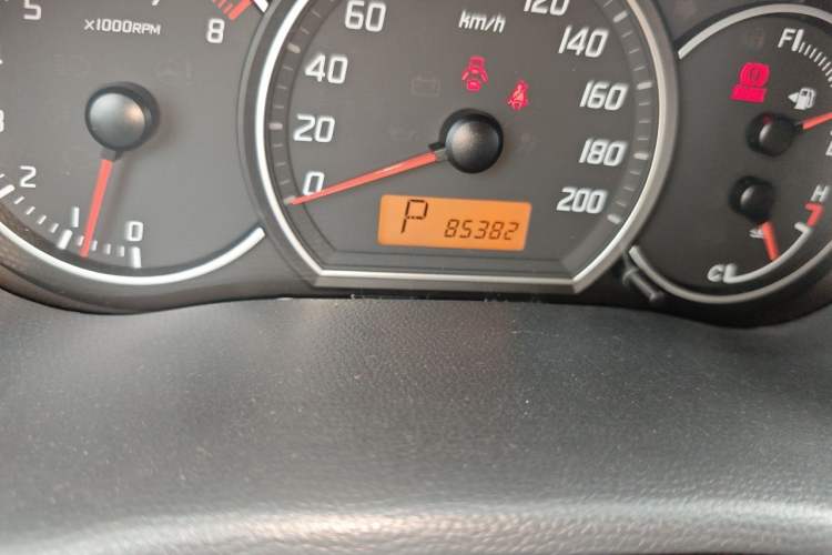 Used Suzuki Swift 2013 1.5L Automatic Standard Edition Odometer Close Up