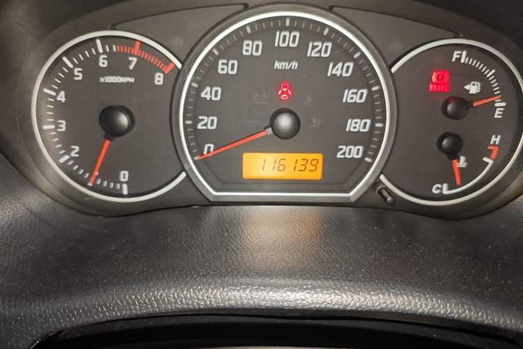 Used Suzuki Swift 2013 1.5L Manual Standard Edition Odometer Close Up