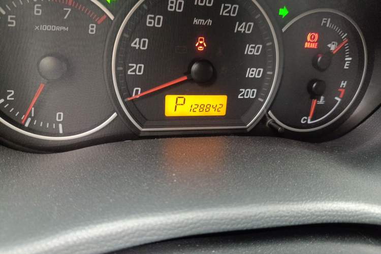 Used Suzuki Swift 2013 1.5L Automatic Standard Edition Odometer Close Up