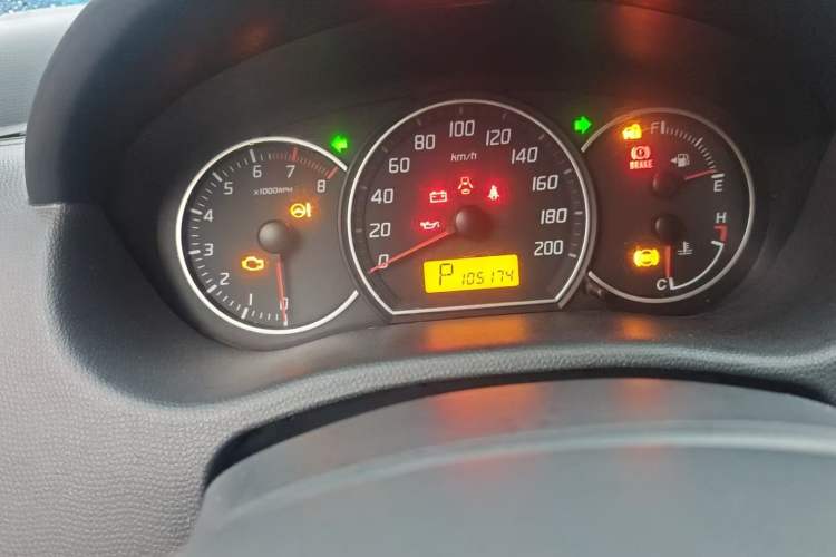 Used Suzuki Swift 2013 1.5L Automatic Standard Edition Odometer Close Up