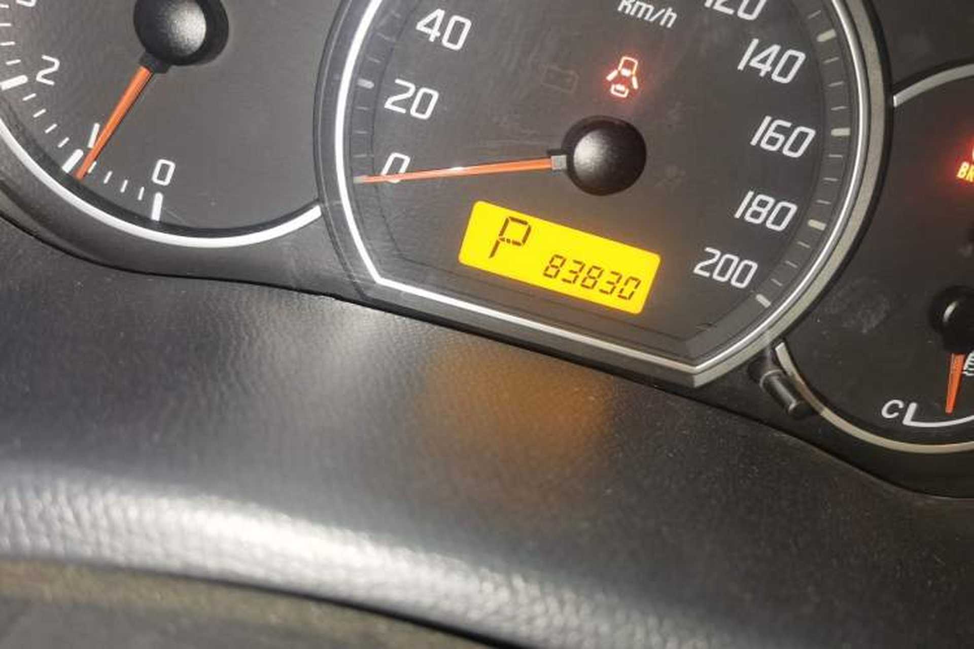 Used Suzuki Swift 2013 1.5L Automatic 20th Anniversary Limited Edition Odometer Close Up