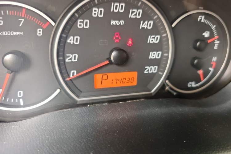 Used Suzuki Swift 2013 1.5L Automatic Standard Edition Odometer Close Up