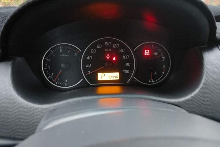Used Suzuki Swift 2013 1.5L Automatic 20th Anniversary Limited Edition Odometer Close Up