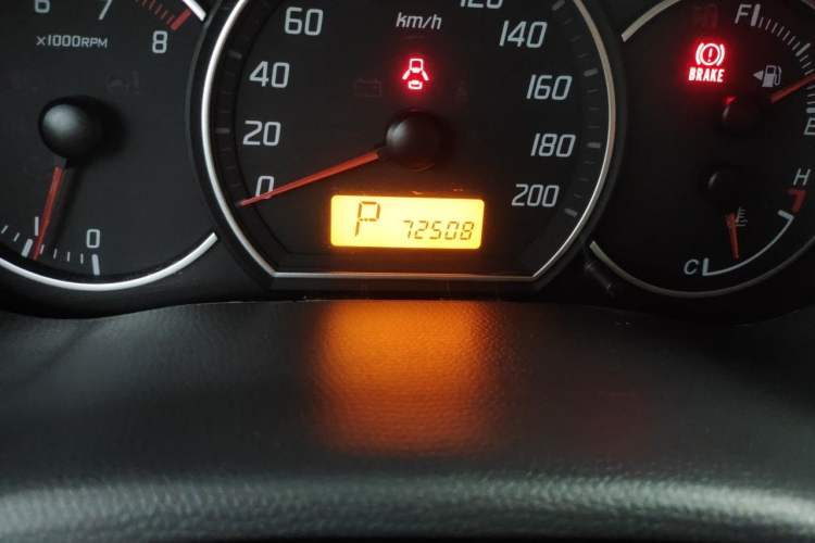 Used Suzuki Swift 2013 1.5L Automatic 20th Anniversary Limited Edition Odometer Close Up