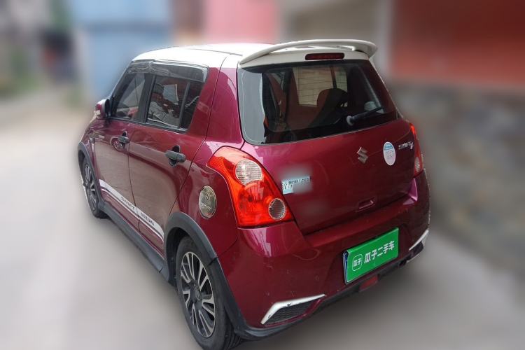 Used Suzuki Swift 2013 1.5L Manual 20th Anniversary Limited Edition Rear Left 45 Deg