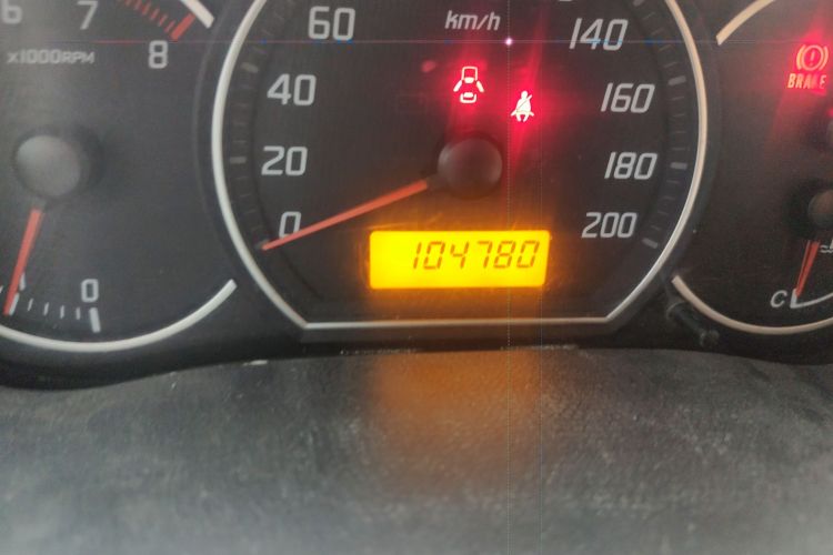Used Suzuki Swift 2013 1.3L Manual Value Edition Odometer Close Up