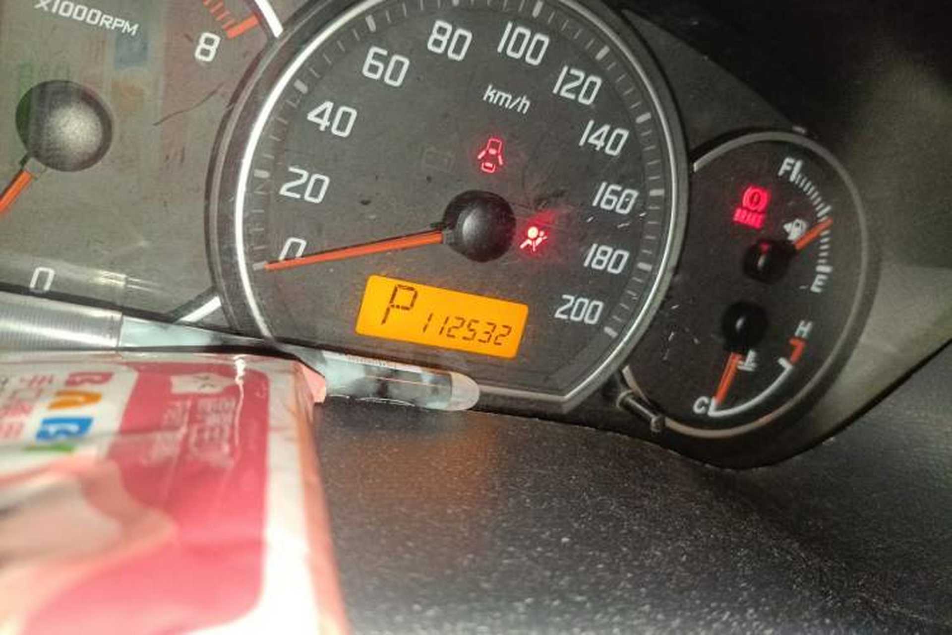 Used Suzuki Swift 2013 1.5L Automatic Standard Edition Odometer Close Up