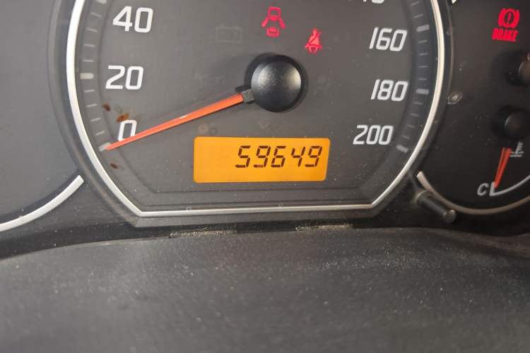 Used Suzuki Swift 2013 1.3L Manual Value Edition Odometer Close Up