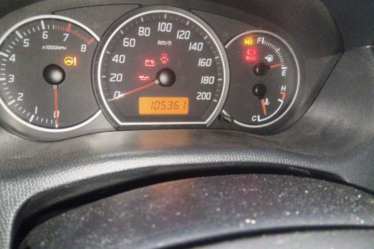 Used Suzuki Swift 2013 1.5L Manual Standard Edition Odometer Close Up