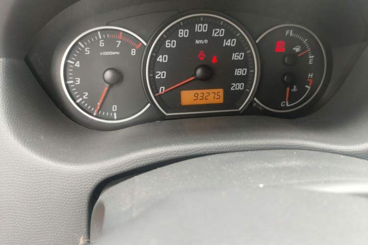 Used Suzuki Swift 2013 1.3L Manual Value Edition Odometer Close Up