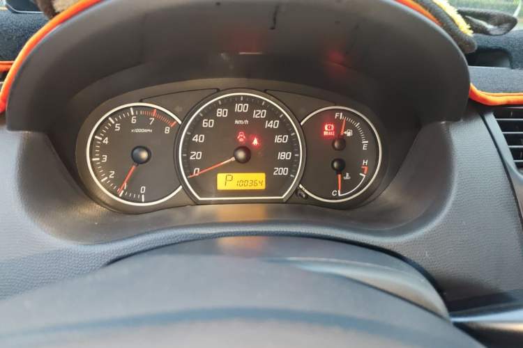 Used Suzuki Swift 2013 1.5L Automatic Sport Edition Odometer Close Up