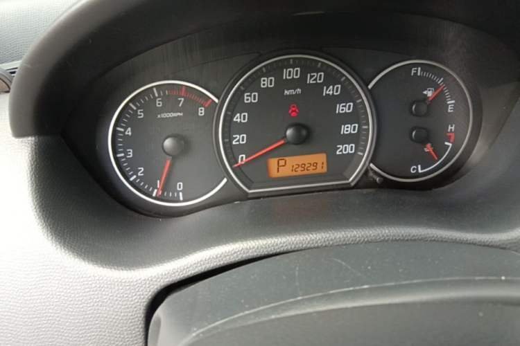 Used Suzuki Swift 2013 1.5L Automatic Standard Edition Odometer Close Up