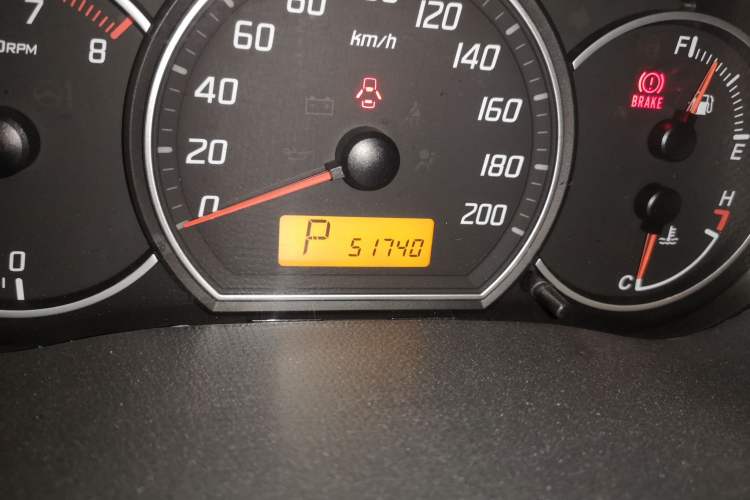 Used Suzuki Swift 2013 1.5L Automatic Standard Edition Odometer Close Up
