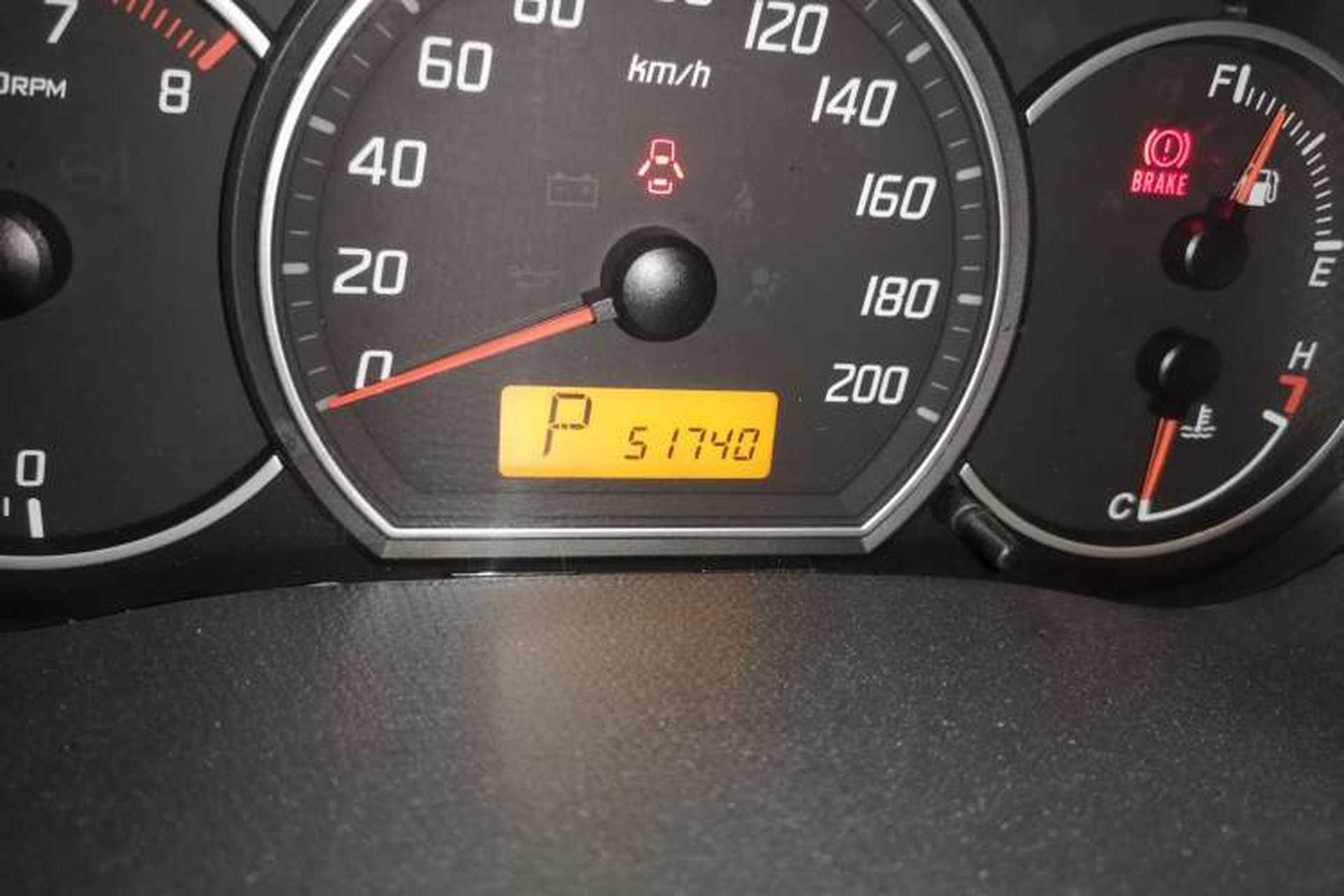 Used Suzuki Swift 2013 1.5L Automatic Standard Edition Odometer Close Up