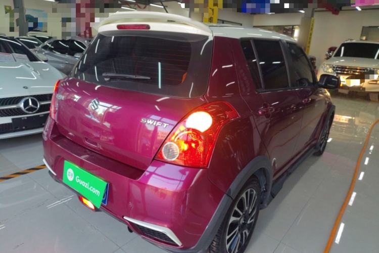 Used Suzuki Swift 2013 1.5L Manual 20th Anniversary Limited Edition Rear Right 45 Deg