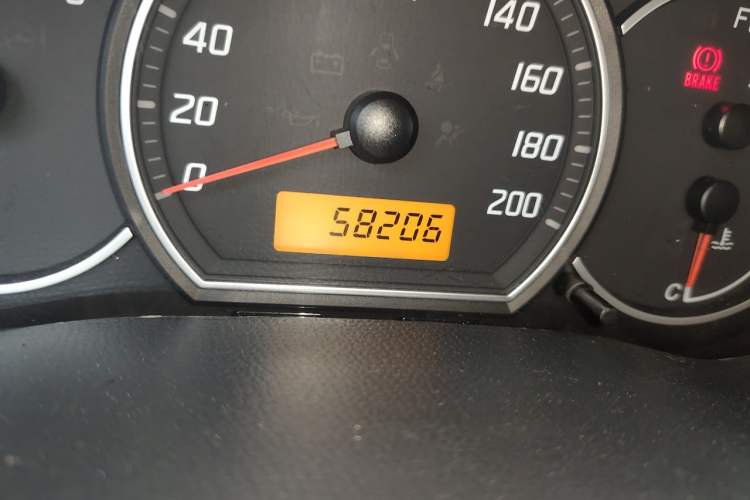 Used Suzuki Swift 2013 1.3L Manual Value Edition Odometer Close Up