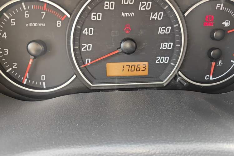 Used Suzuki Swift 2013 1.3L Manual Value Edition Odometer Close Up