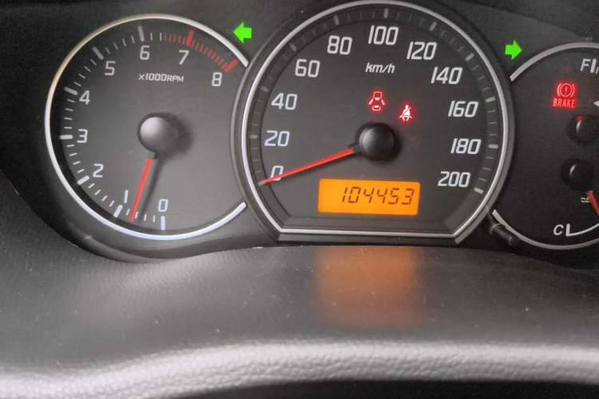 Used Suzuki Swift 2013 1.5L Manual 20th Anniversary Limited Edition Odometer Close Up