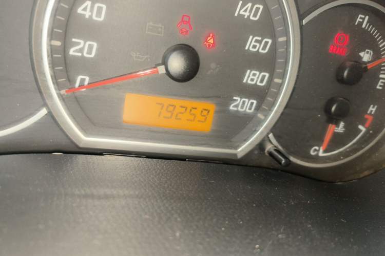 Used Suzuki Swift 2013 1.3L Manual Value Edition Odometer Close Up