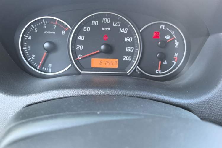 Used Suzuki Swift 2013 1.3L Manual Value Edition Odometer Close Up