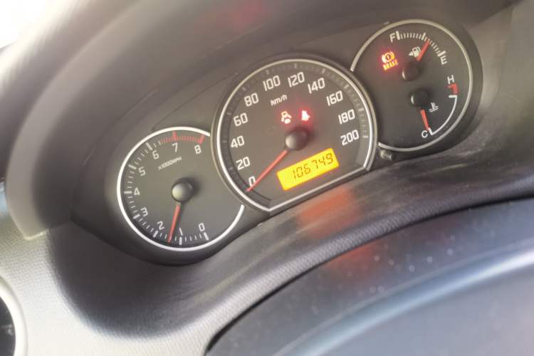 Used Suzuki Swift 2013 1.5L Manual 20th Anniversary Limited Edition Odometer Close Up