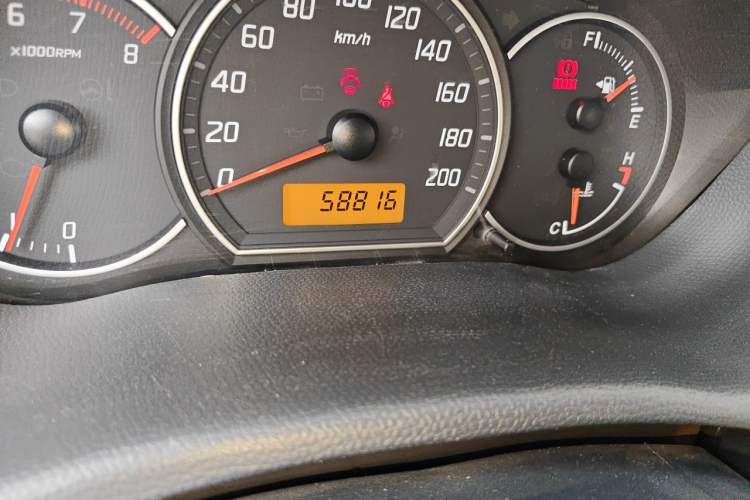 Used Suzuki Swift 2013 1.3L Manual Value Edition Odometer Close Up